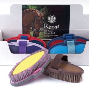 Rhinegold Soft Touch Sponge Brushes -Mixed Colours