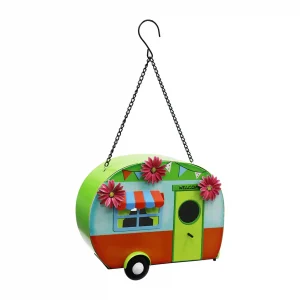 Funky Metal Caravan Bird House