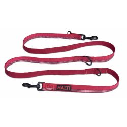 Halti Double End Lead Red