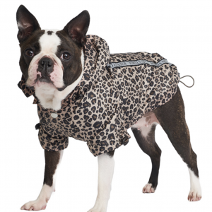 Leopard Print Rainstorm Rain Coat Urban Pup