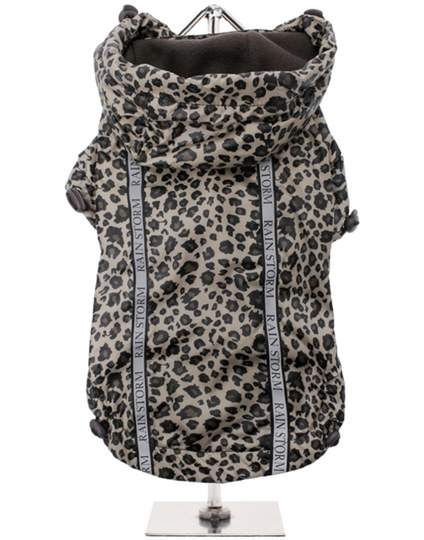 Leopard Print Rainstorm Rain Coat Urban Pup