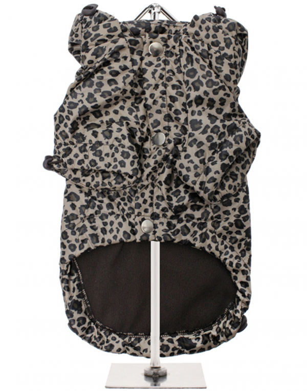 Leopard Print Rainstorm Rain Coat Urban Pup