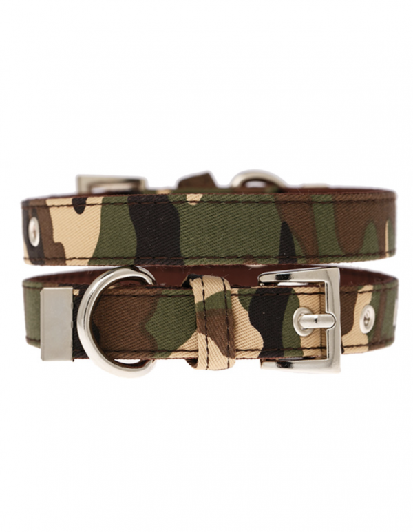 Camouflage Fabric Collar & Lead Set Urban Pup
