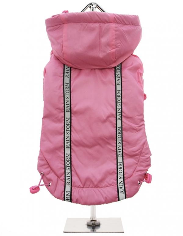 Pink Rainstorm Rain Coat Urban Pup
