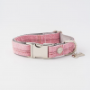 Pink Checked Tweed Collar Hugo Hudson