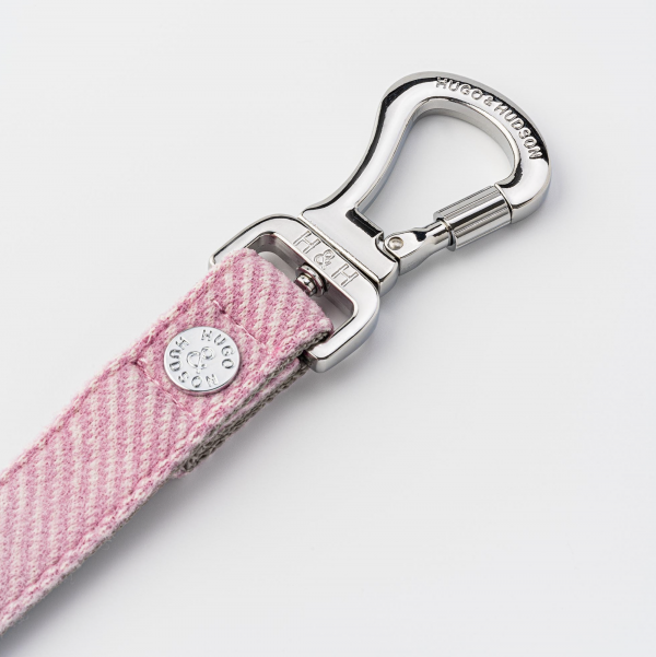 Aqua Checked Tweed Lead