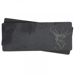 STAG SLATE SERVING TRAYS 4 PACK Regular price £35.00