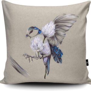 Wraptious Rustic Bird Flight Cushion