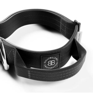 BullyBillows 4cm Combat® Collar | With Handle & Rated Clip - Black v2.0