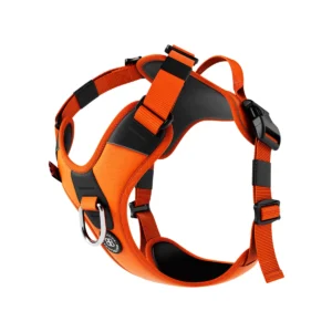BullyBillows Hurricane Harness – Non Restrictive, With Handle, Adjustable & Reflective – All Breeds Orange Sizes A,B,C,D,E