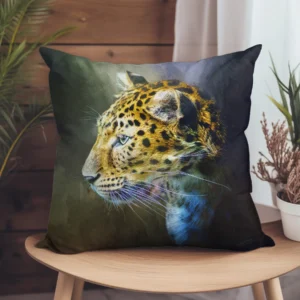 Wraptious Leopard Cushion