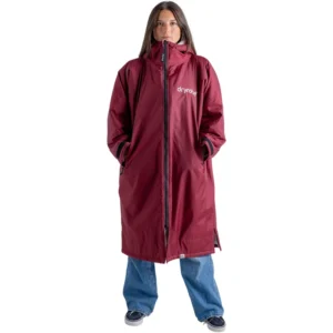 dryrobe Burgundy Grey Advance Changing Robe