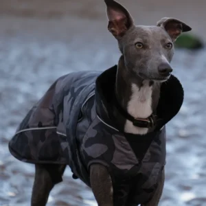 dryrobe Black Camo Dog Coat
